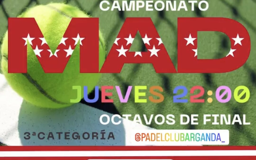 🎾 CAMPEONATO DE MADRID POR EQUIPOS 3ª CATEGORÍA 🎾